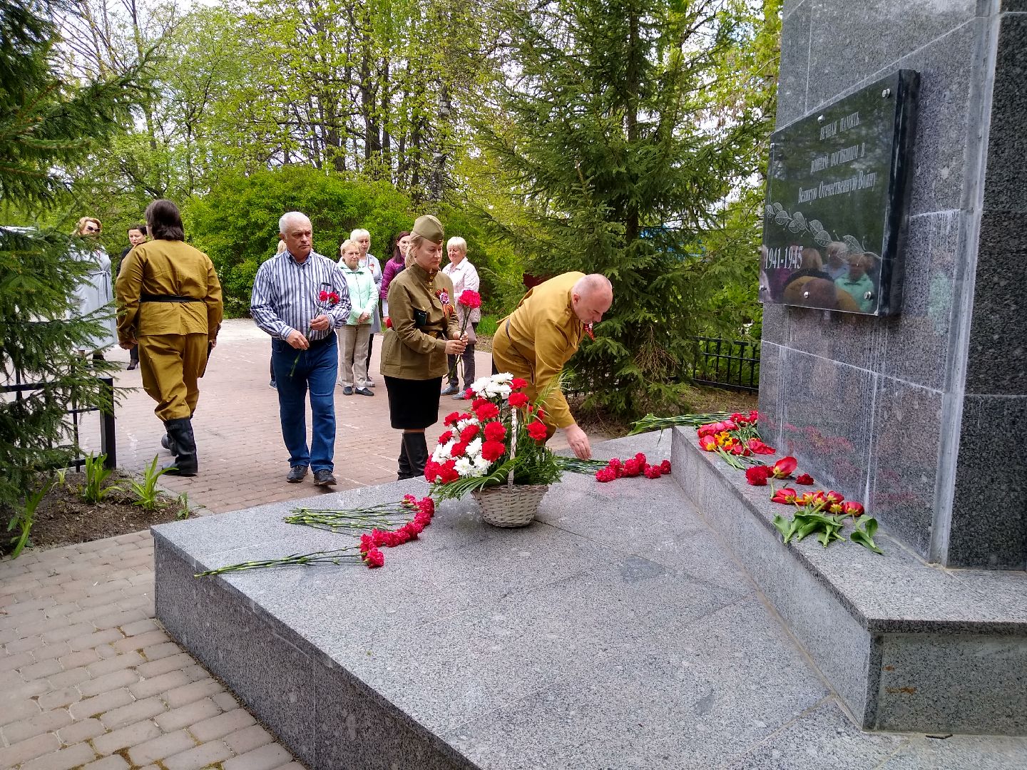 Раменское, День Победы, возложение цветов