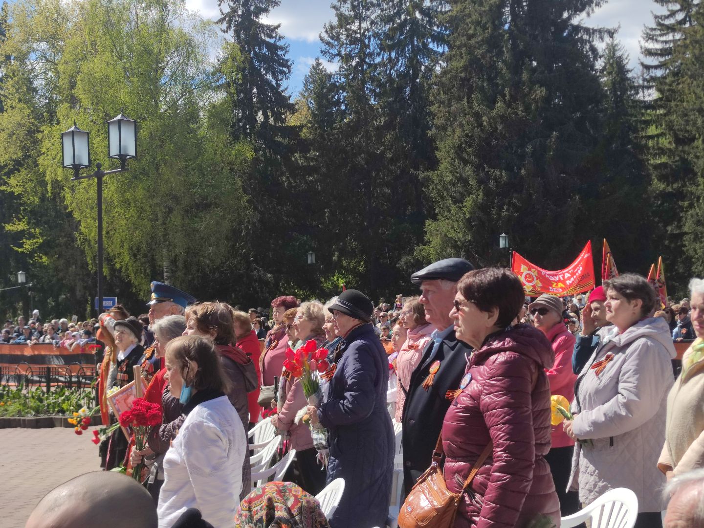 Митинг, День Победы, Дубна