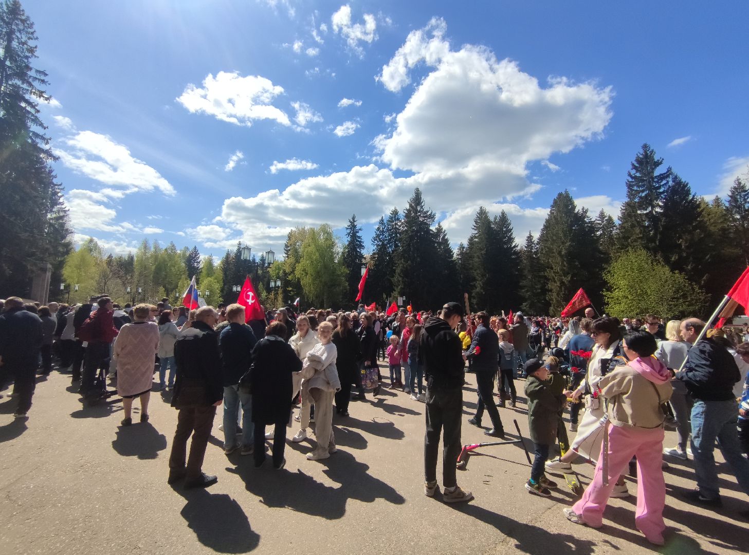 Митинг, День Победы, Дубна
