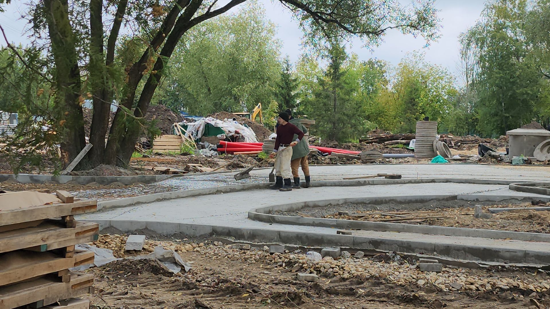 серпухов, подмосковье, реконструкция парка,