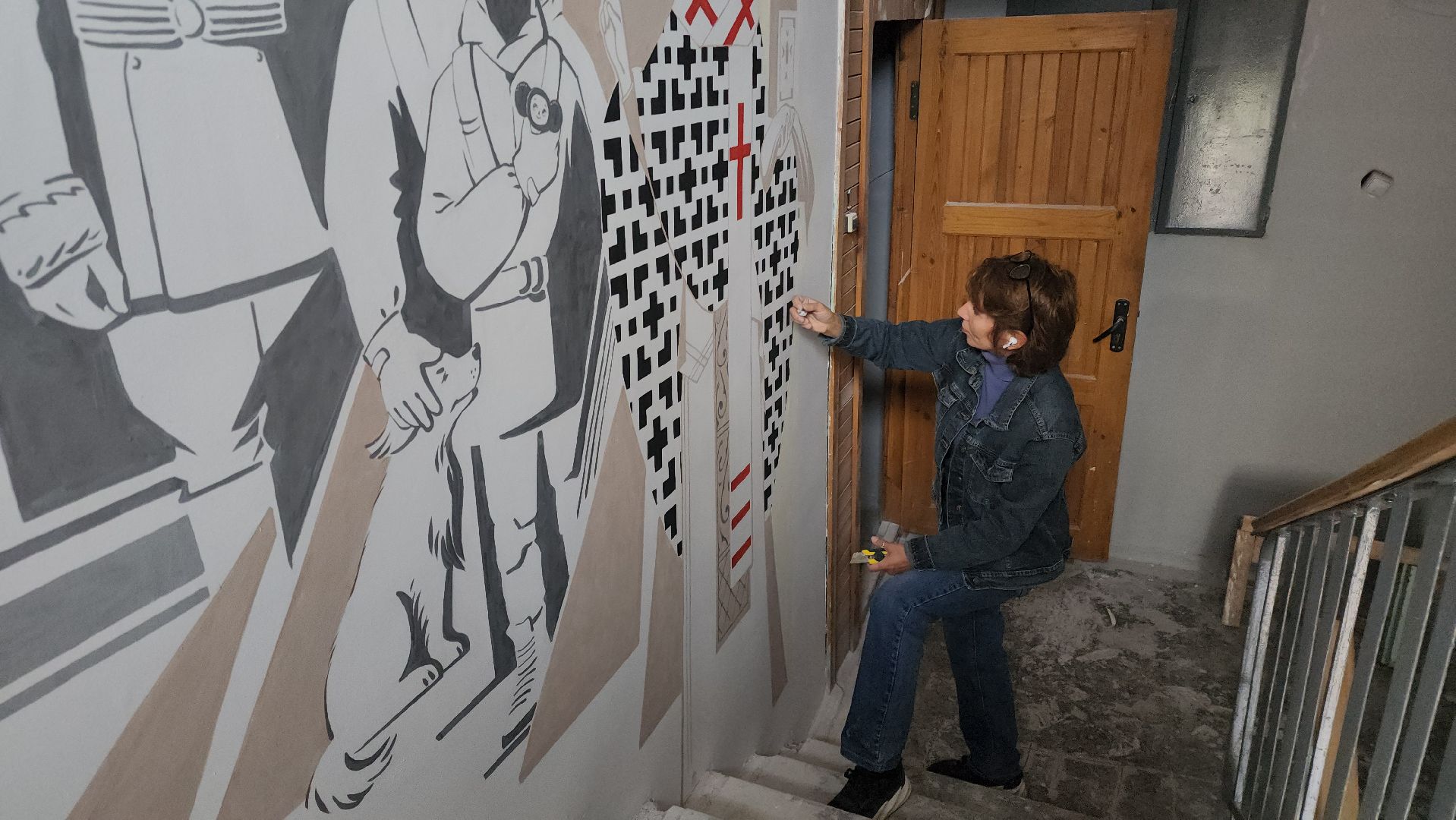 Зарайск, Подъезд-музей в Зарайске, Ремонт подъезда,