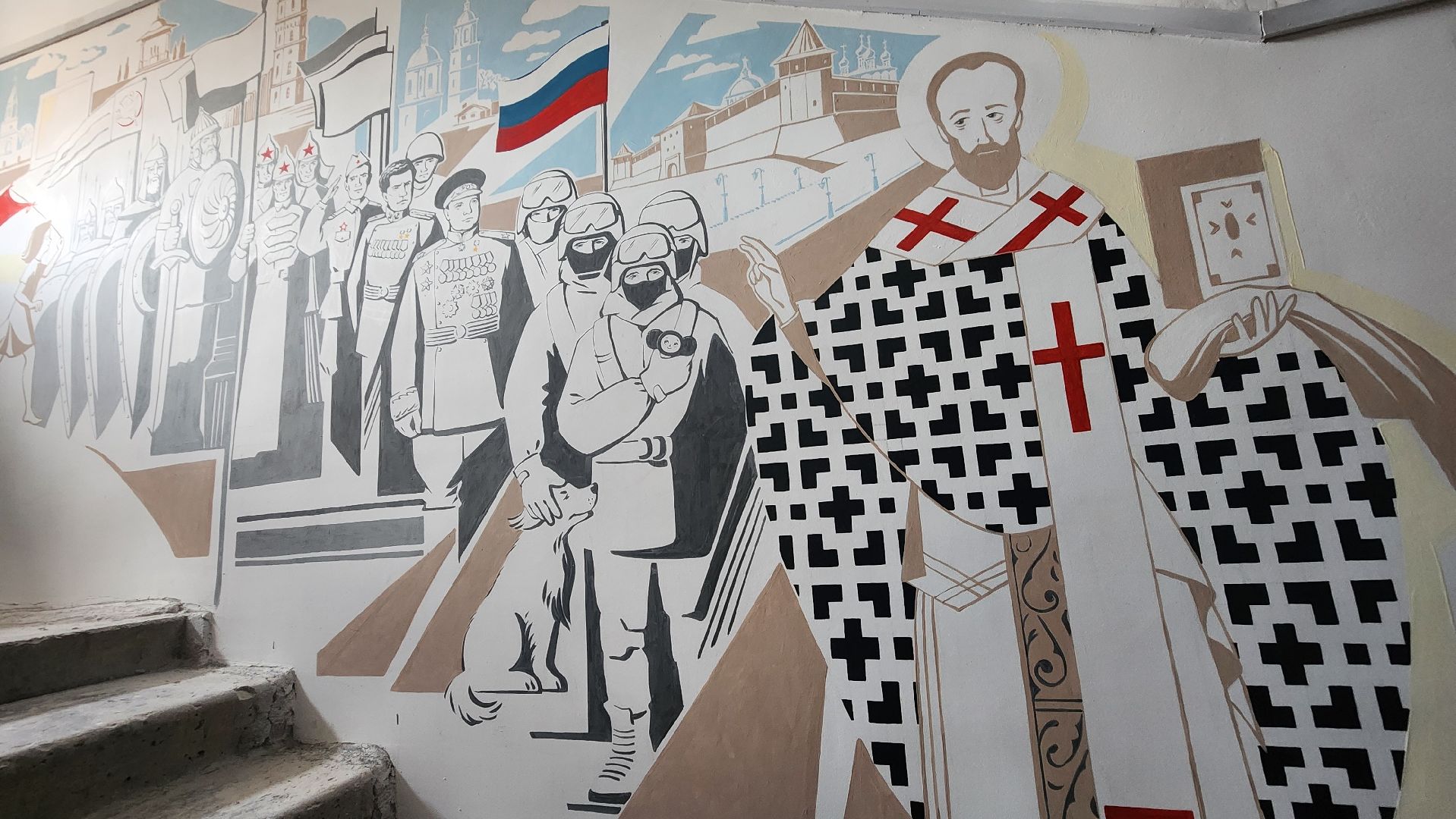 Зарайск, Подъезд-музей в Зарайске, Ремонт подъезда,