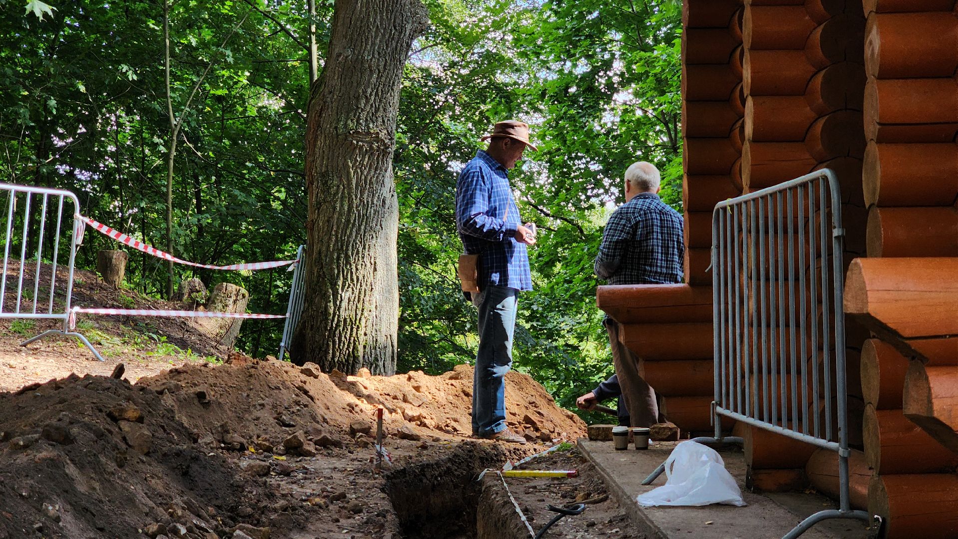 руза, институт археологии ран, городок, ремонт лестницы,