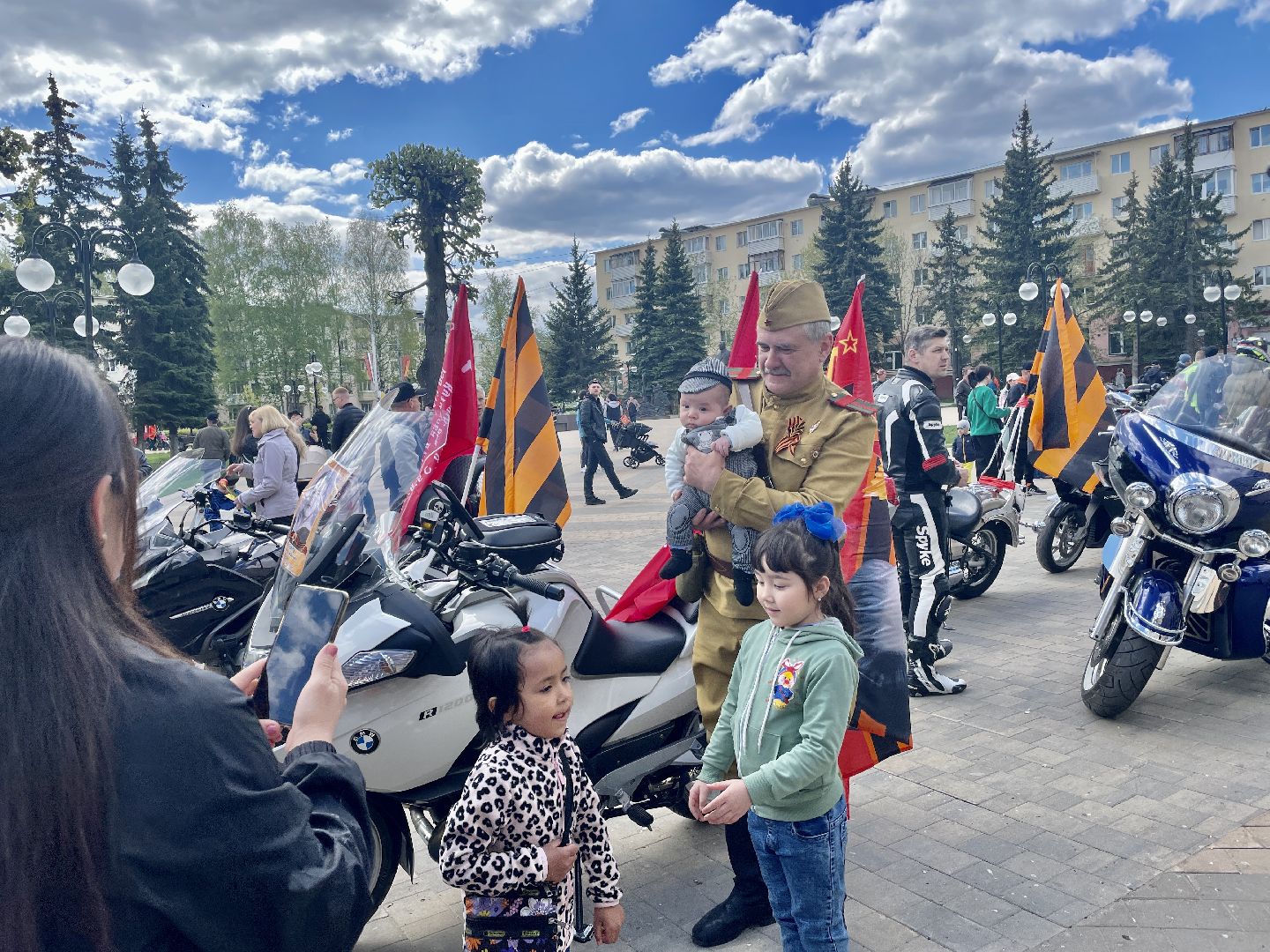 Клин, День Победы, автопробег, память