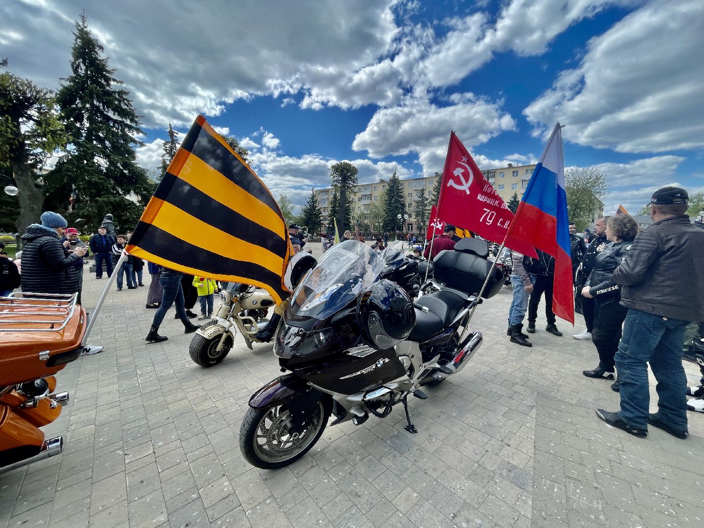 Клин, День Победы, автопробег, память