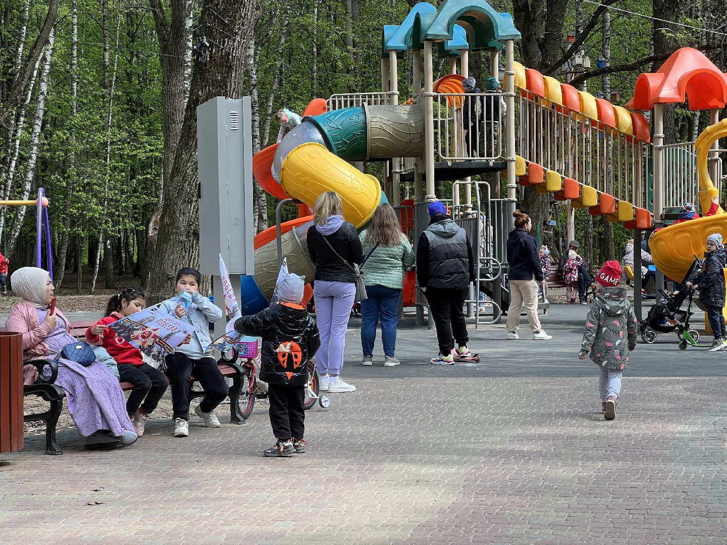 Химки, парк, 9 мая, День Победы