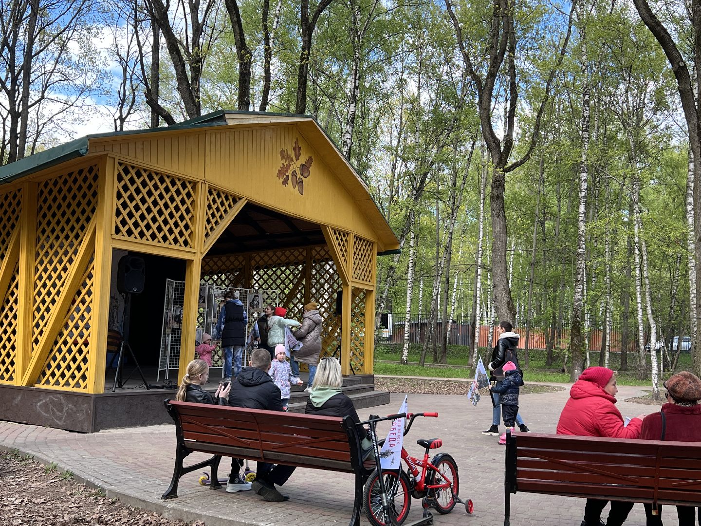 Химки, парк, 9 мая, День Победы