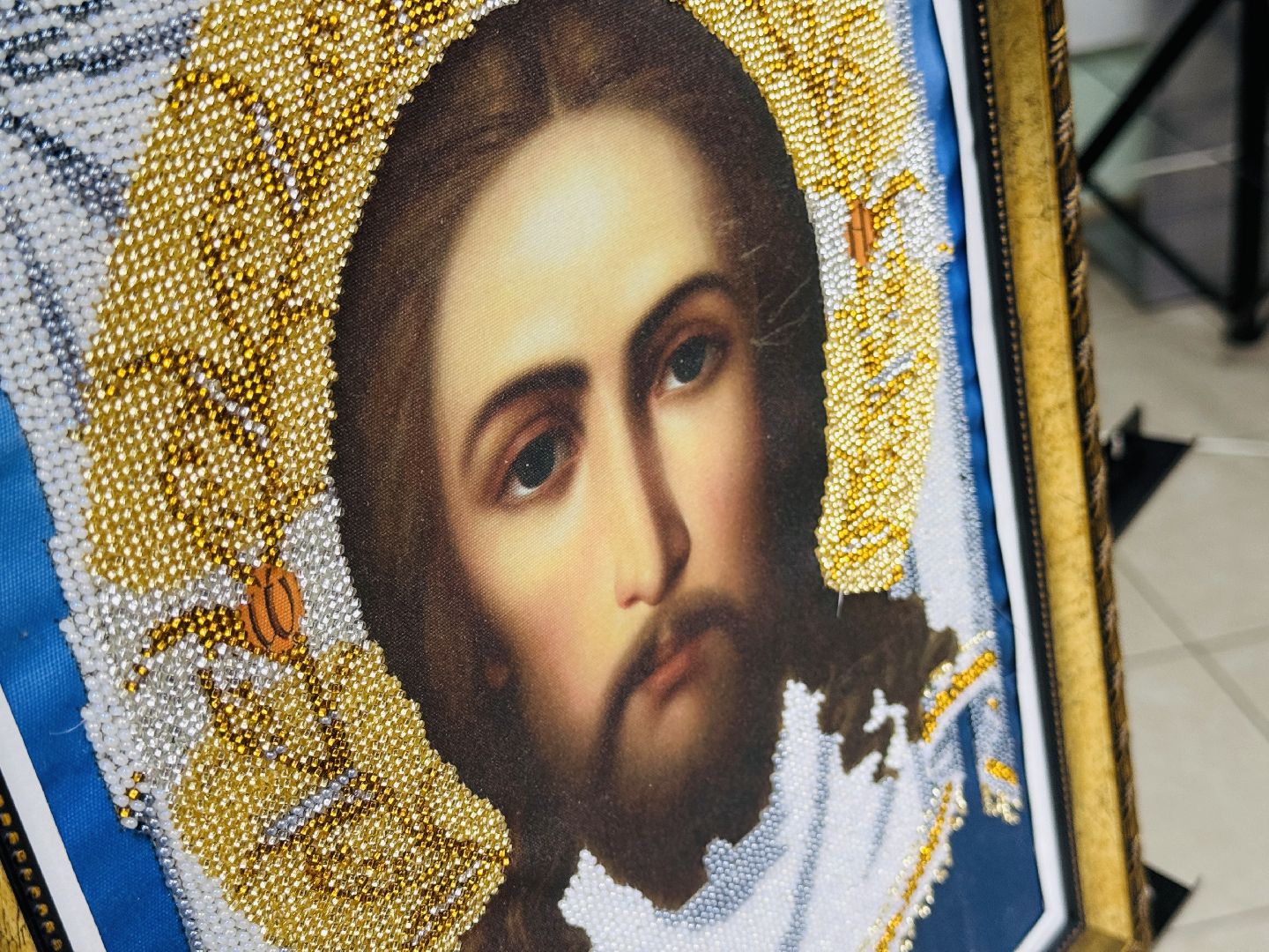 раменское, иконы, вышивка, промысел, выставка икон, необычное хобби,портретник, портретный репортаж,