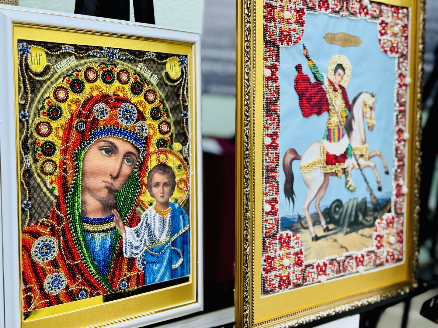 раменское, иконы, вышивка, промысел, выставка икон, необычное хобби,портретник, портретный репортаж,