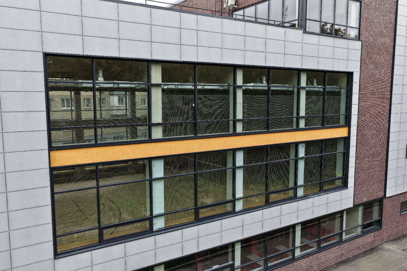 видео с коптера, новая школа в лыткарине,