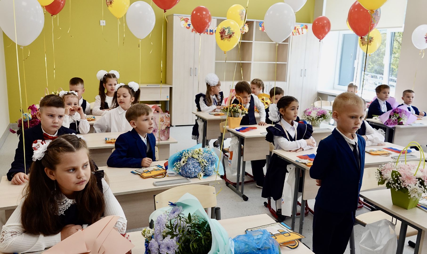 образование , капитальный ремонт школ , 1 сентября ,  день знаний , первый звонок , сергиево-посадский городской округ, пересвет  ,
