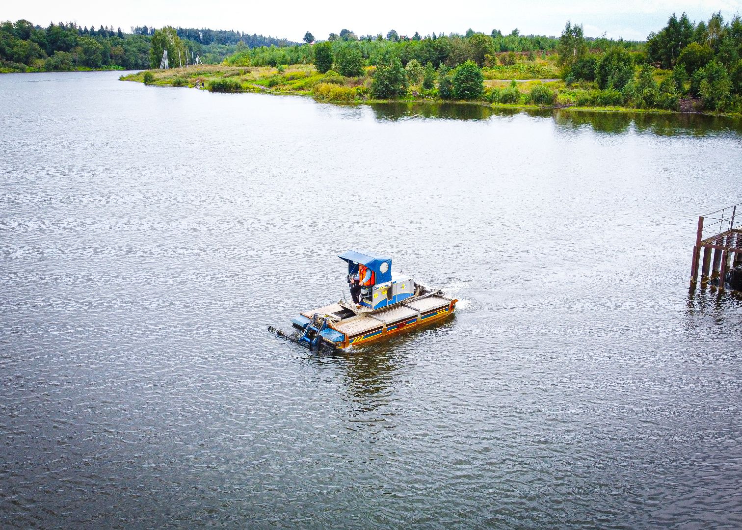 клин, общество, экология, очистка пруда, подмосковье,