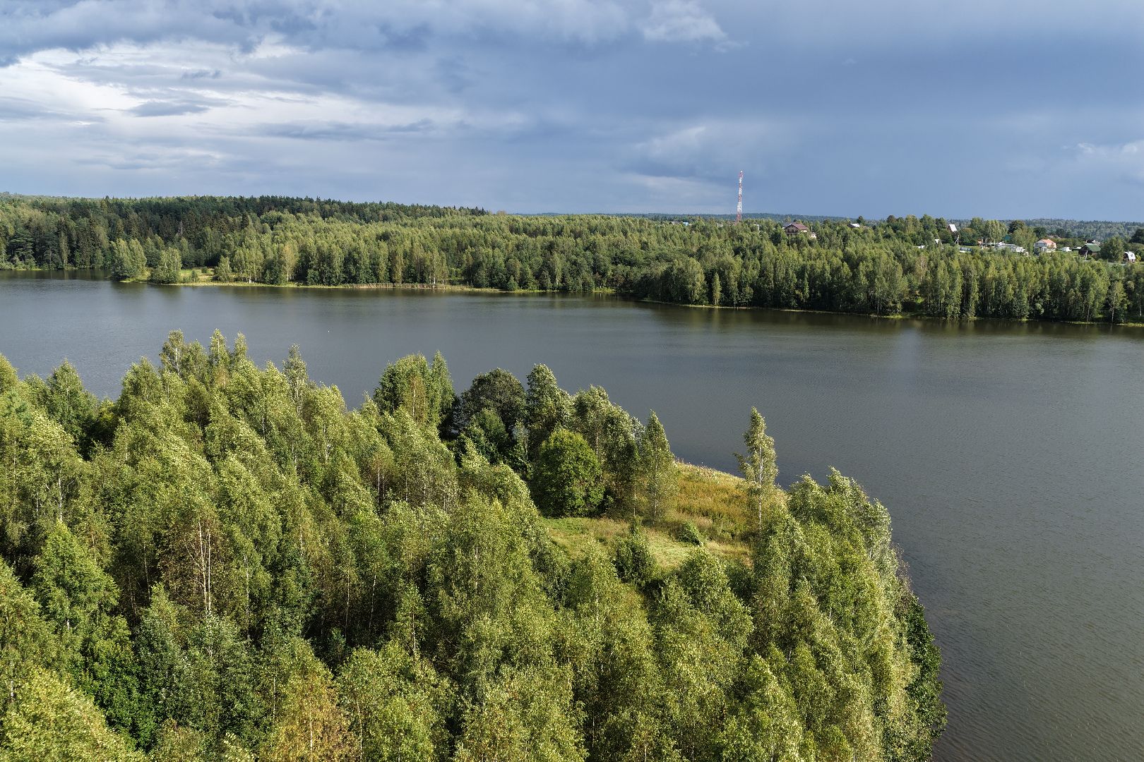 видео с коптера, очистка Ваулинской плотины, экология подмосковья,