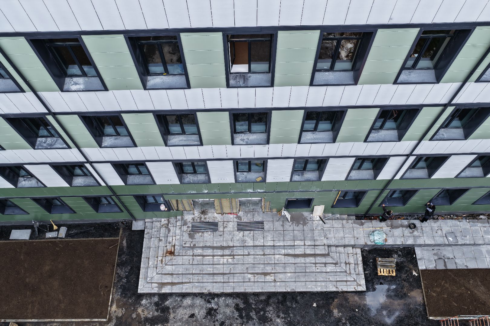 видео с коптера,  капремонт школы 32, школа в балашихе,