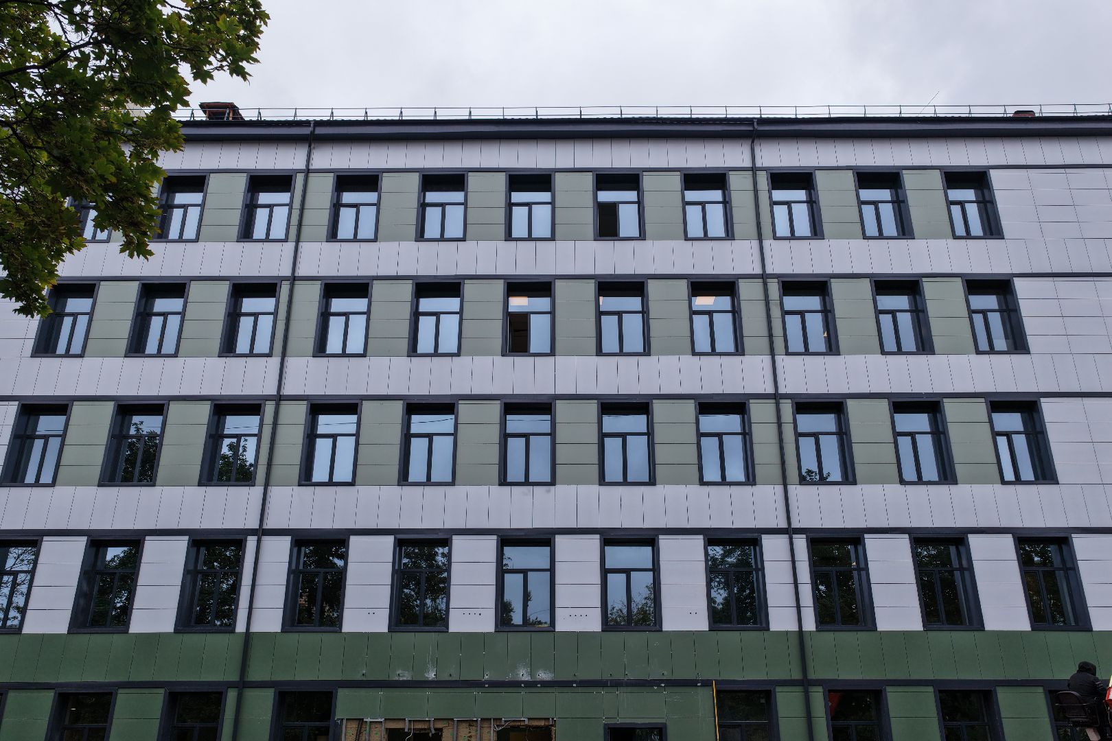 видео с коптера,  капремонт школы 32, школа в балашихе,