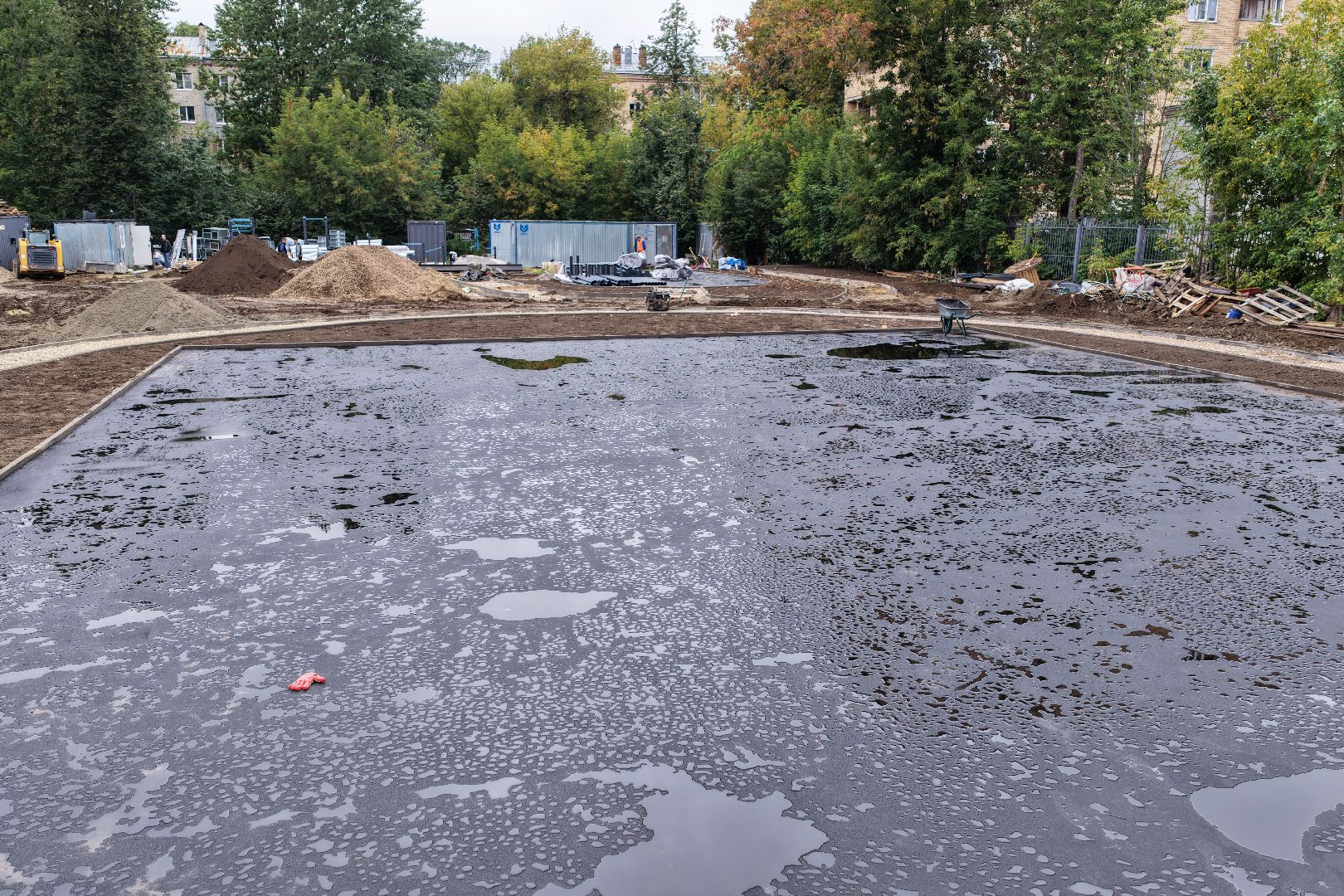 видео с коптера,  капремонт школы 32, школа в балашихе,