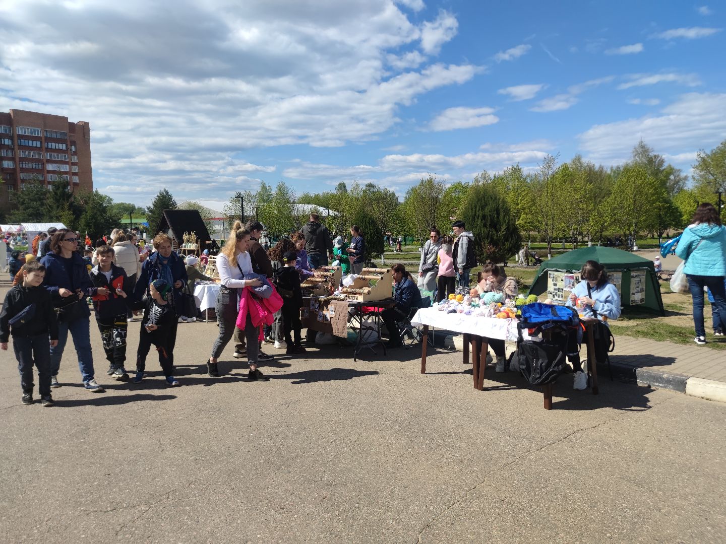 праздник, День Победы, парк, Дубна