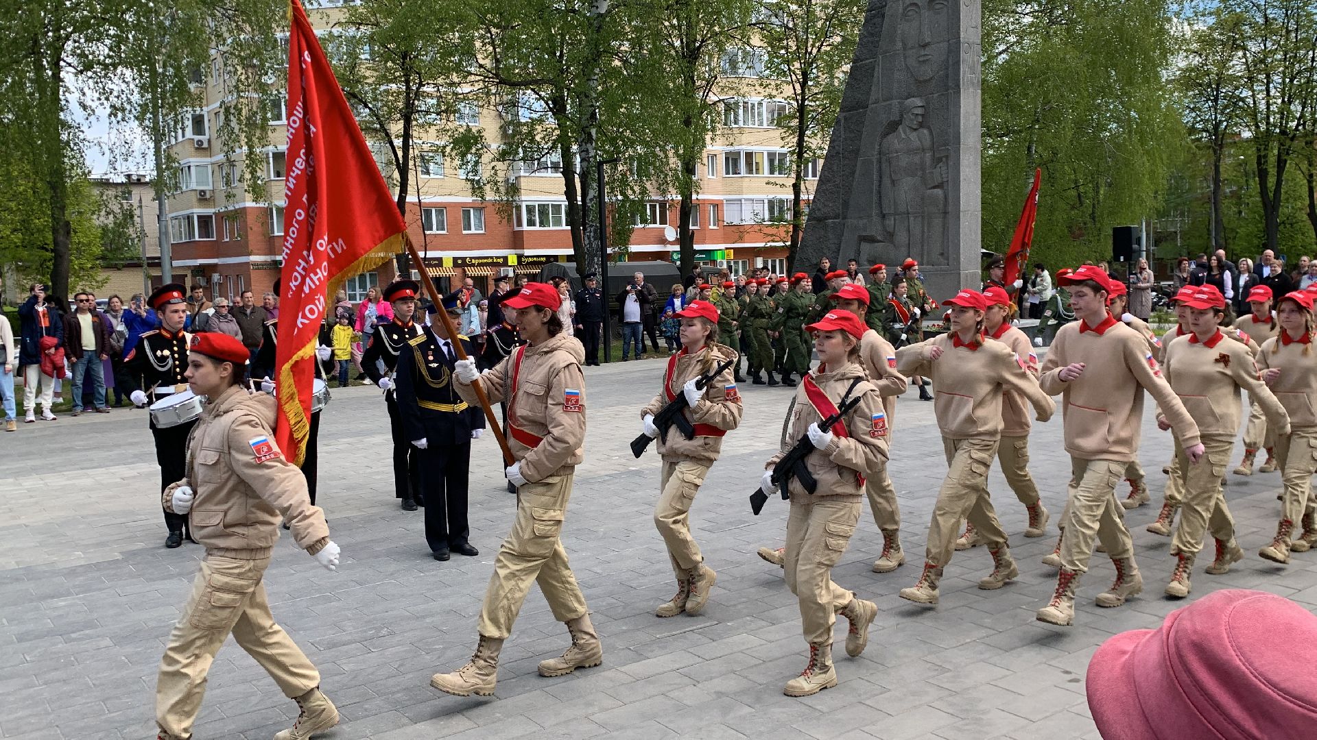 Ступино, День Победы, Вечный огонь, возложение цветов