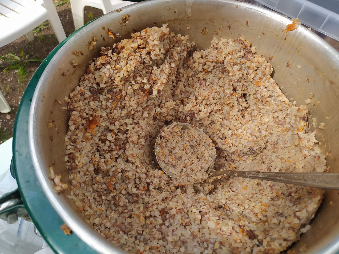 День Победы, полевая кухня, каша