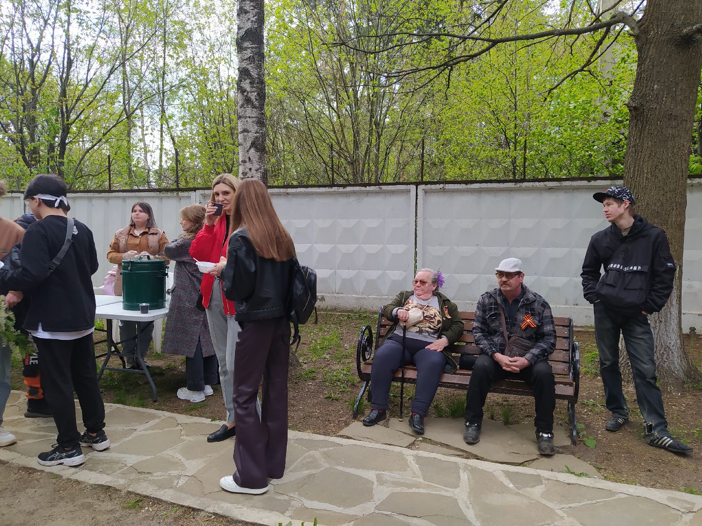 День Победы, полевая кухня, каша