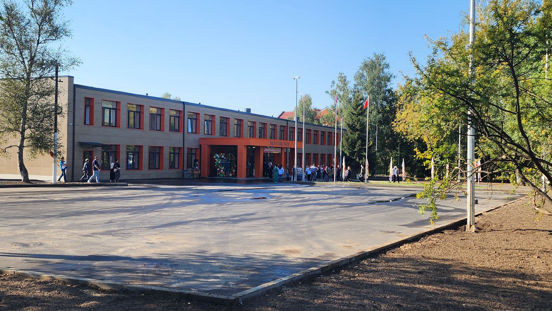 люберцы, коренево, школа 28, капитальный ремонт, 1 сентября,