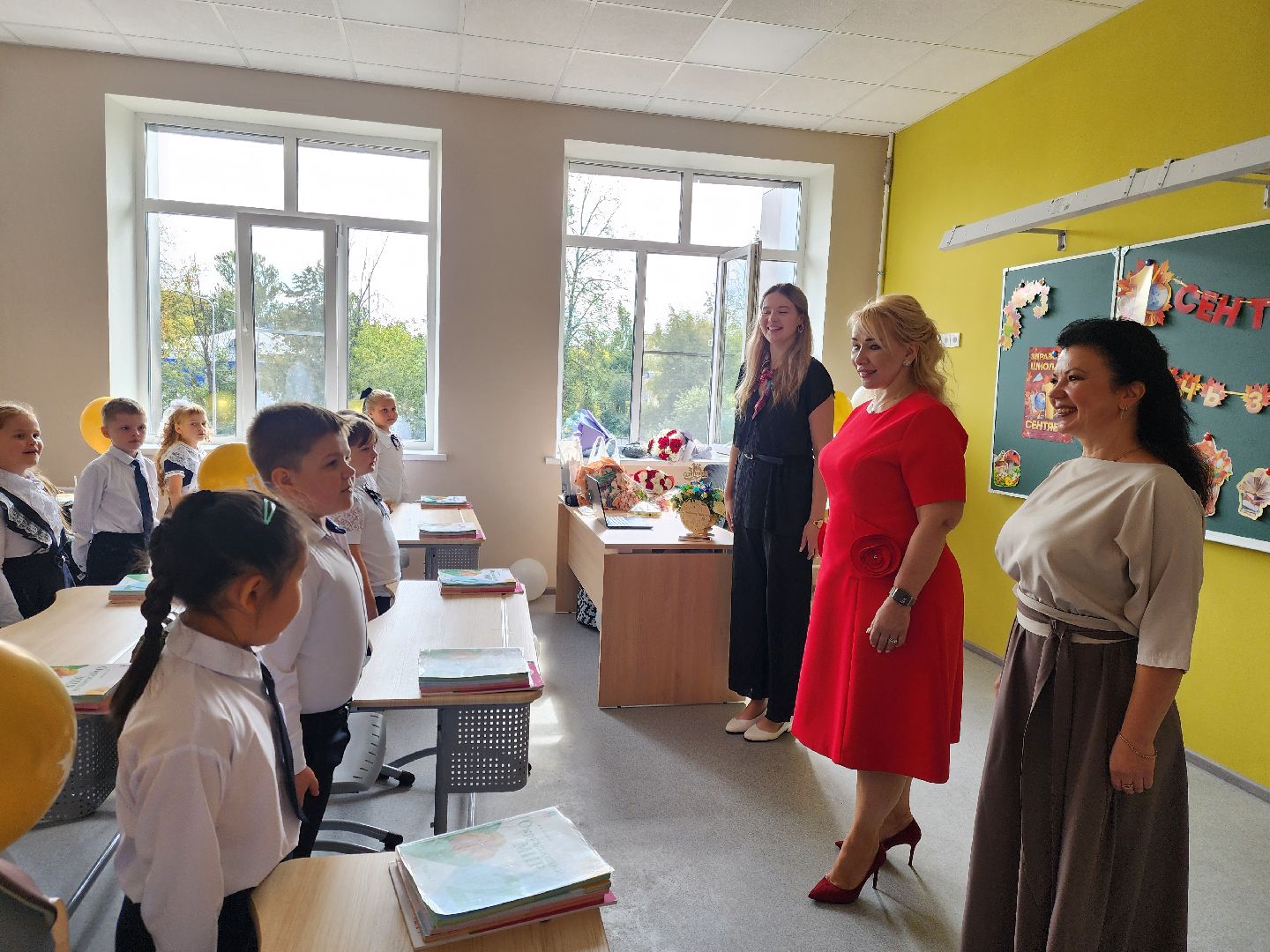 электросталь, школа, день знаний, образование, 1 сентября, капитальный ремонт школы,