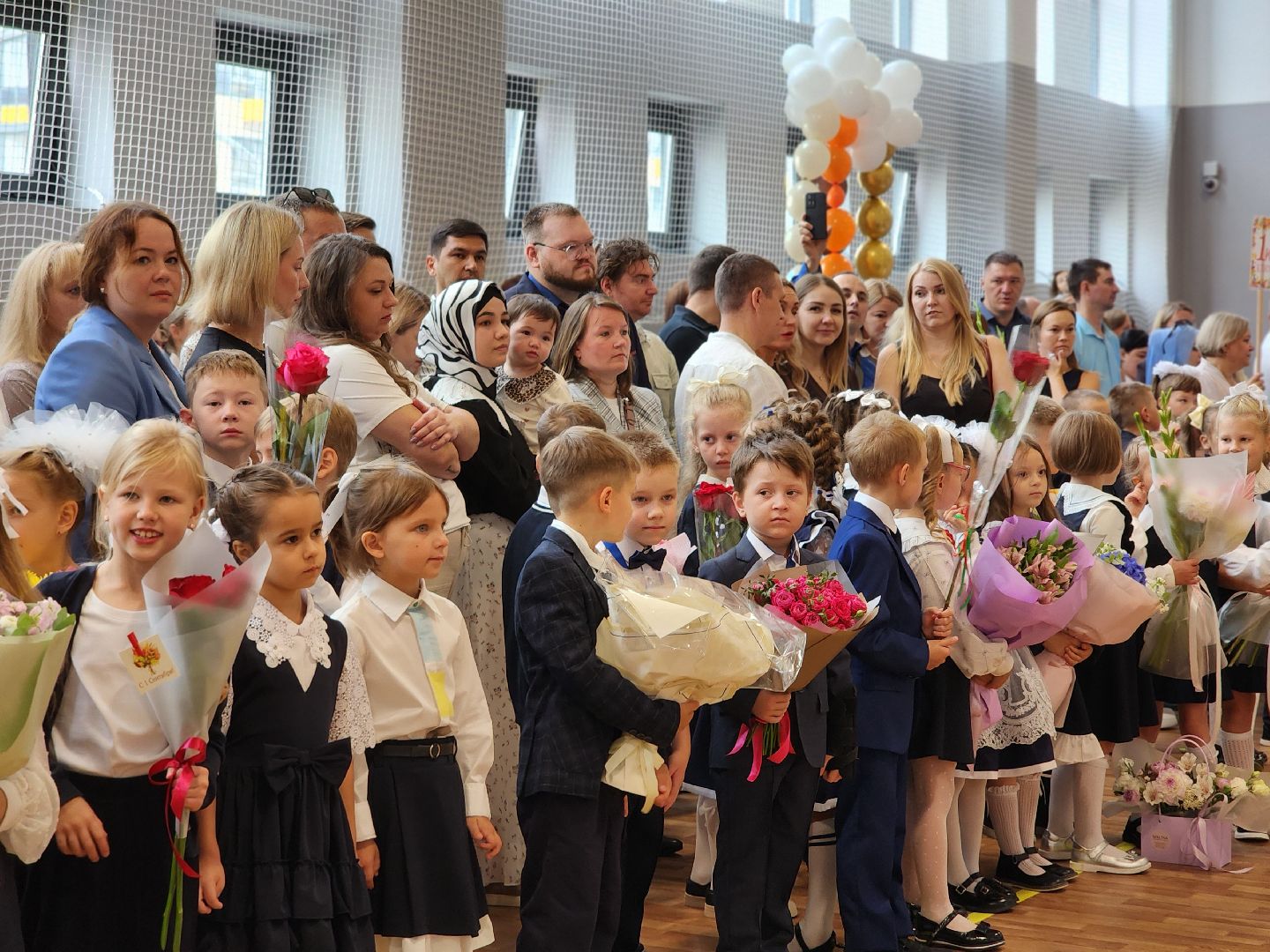пушкинский городской округ, первое сентября, 1 сентября, новая школа, линейка,