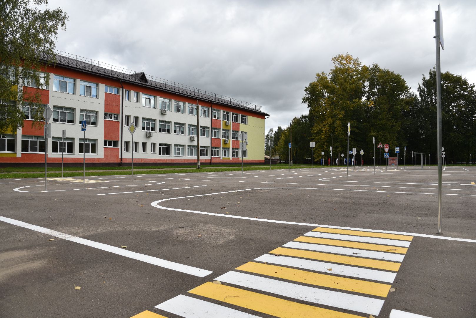 лотошино, лотошинская школа 1, автогородок, госавтоинспекция, дети, правила дорожного движения,