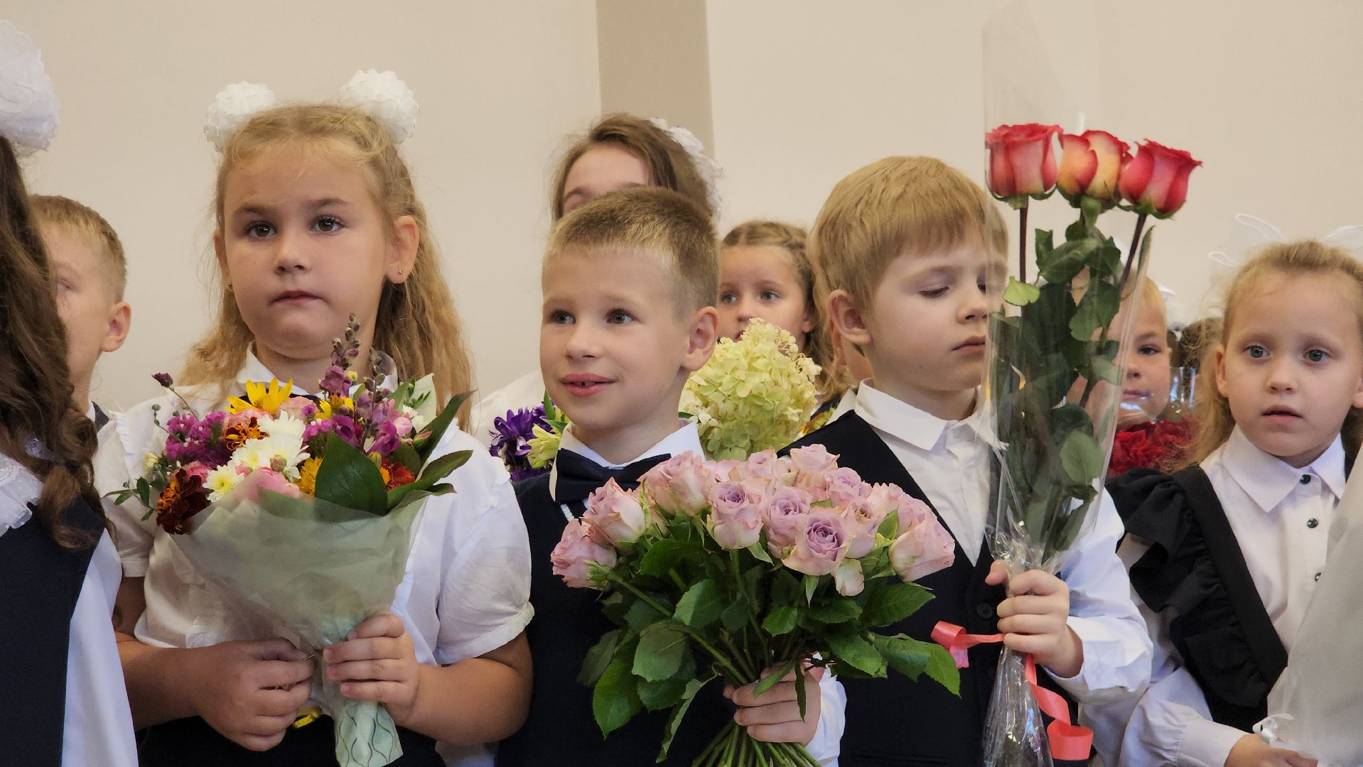 1 сентября, Обновленная школа в Монино, щёлково, поздравление ветерана,