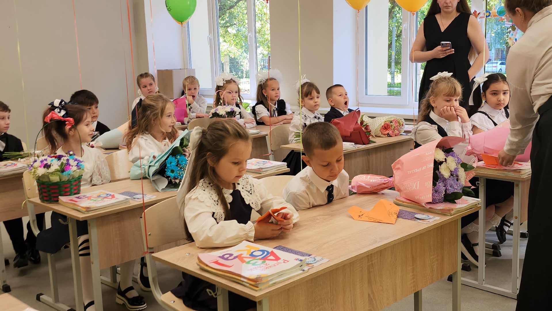 серпухов, подмосковье, открытие школы, 1 сентября,