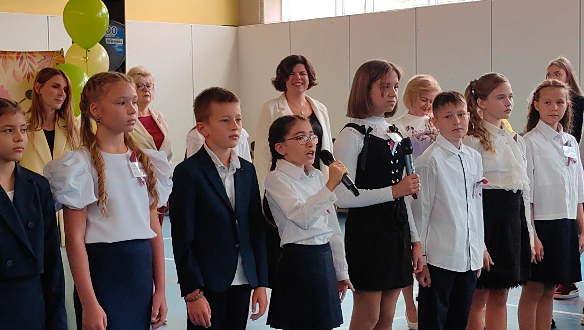лицей, день знаний, творческие номера, первоклассники,