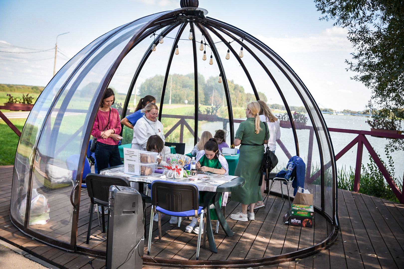 бронницы, парк бронницкий луг, день знаний в парке , дети, шашки в бронницах,