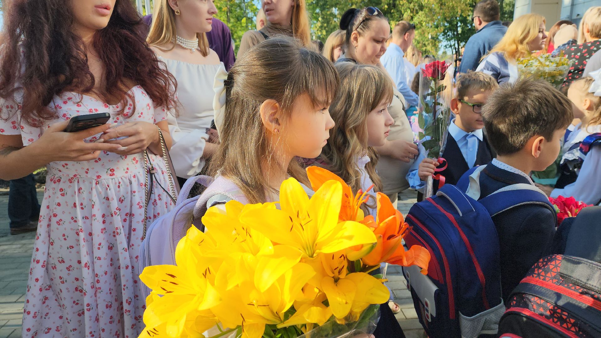 1 сентября, ашукино, капремонт школы, нацпроект, первоклассники, ашукинский образовательный комплекс,дети и родители, ученики, линейка, день знаний в школе,праздник,торжественная линейка,