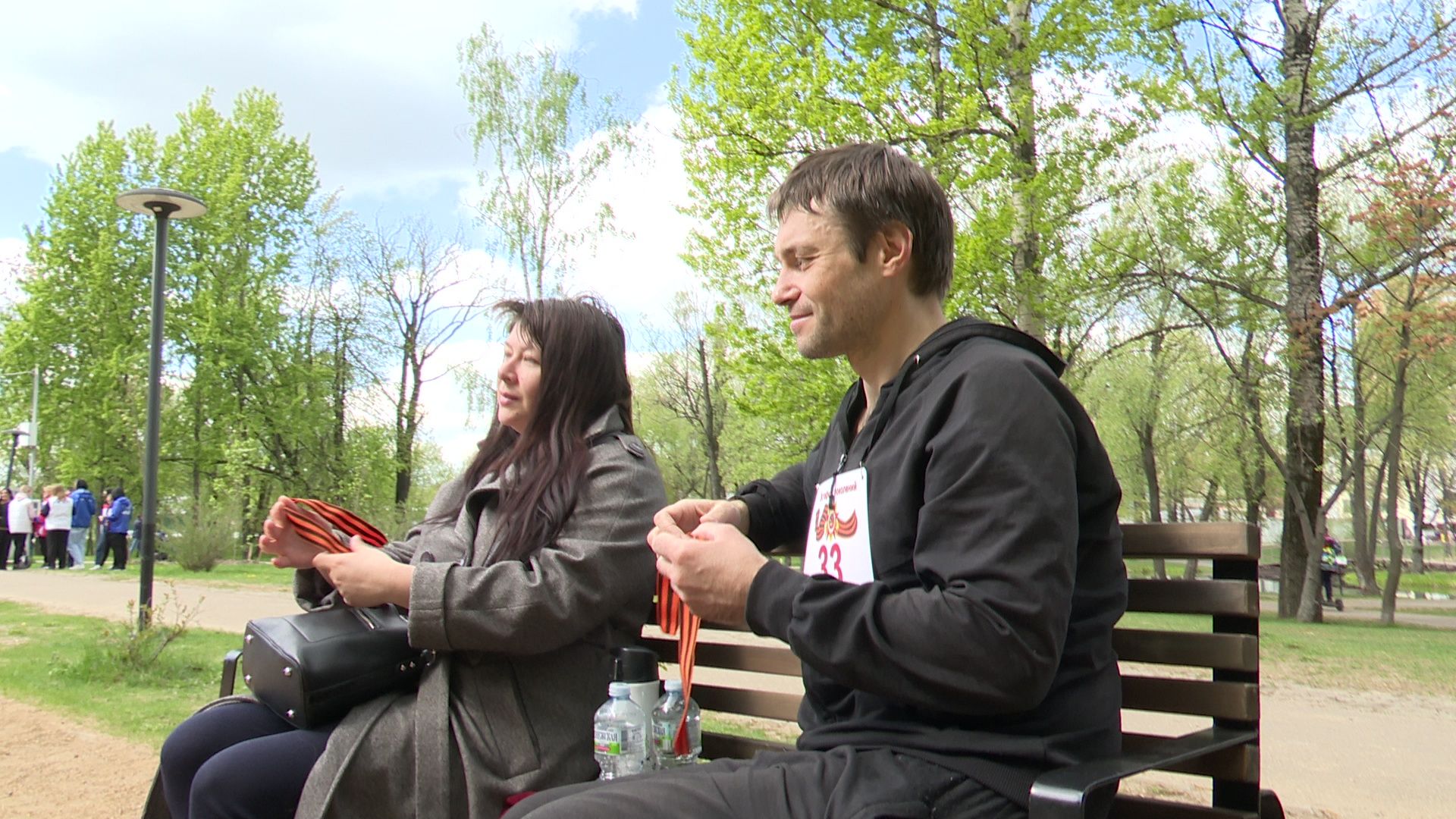 Реутов, День Победы, волонтёры, Георгиевская лента, память