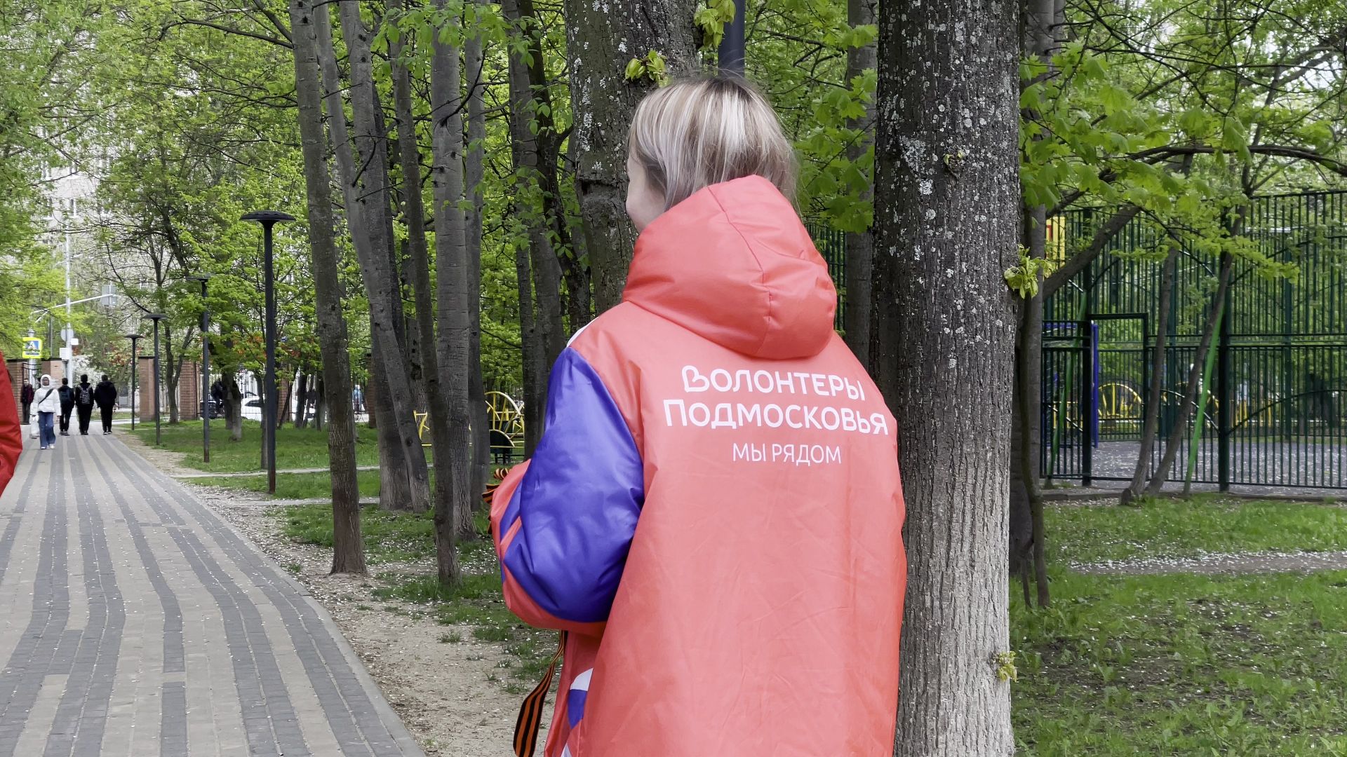 Реутов, День Победы, волонтёры, Георгиевская лента, память