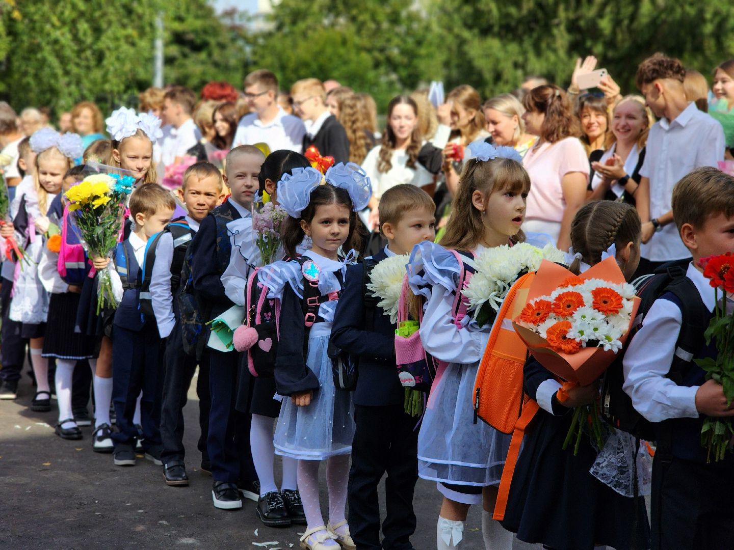 фрязино, 1 сентября, первоклассники подмосковья, капитальный ремонт школы,