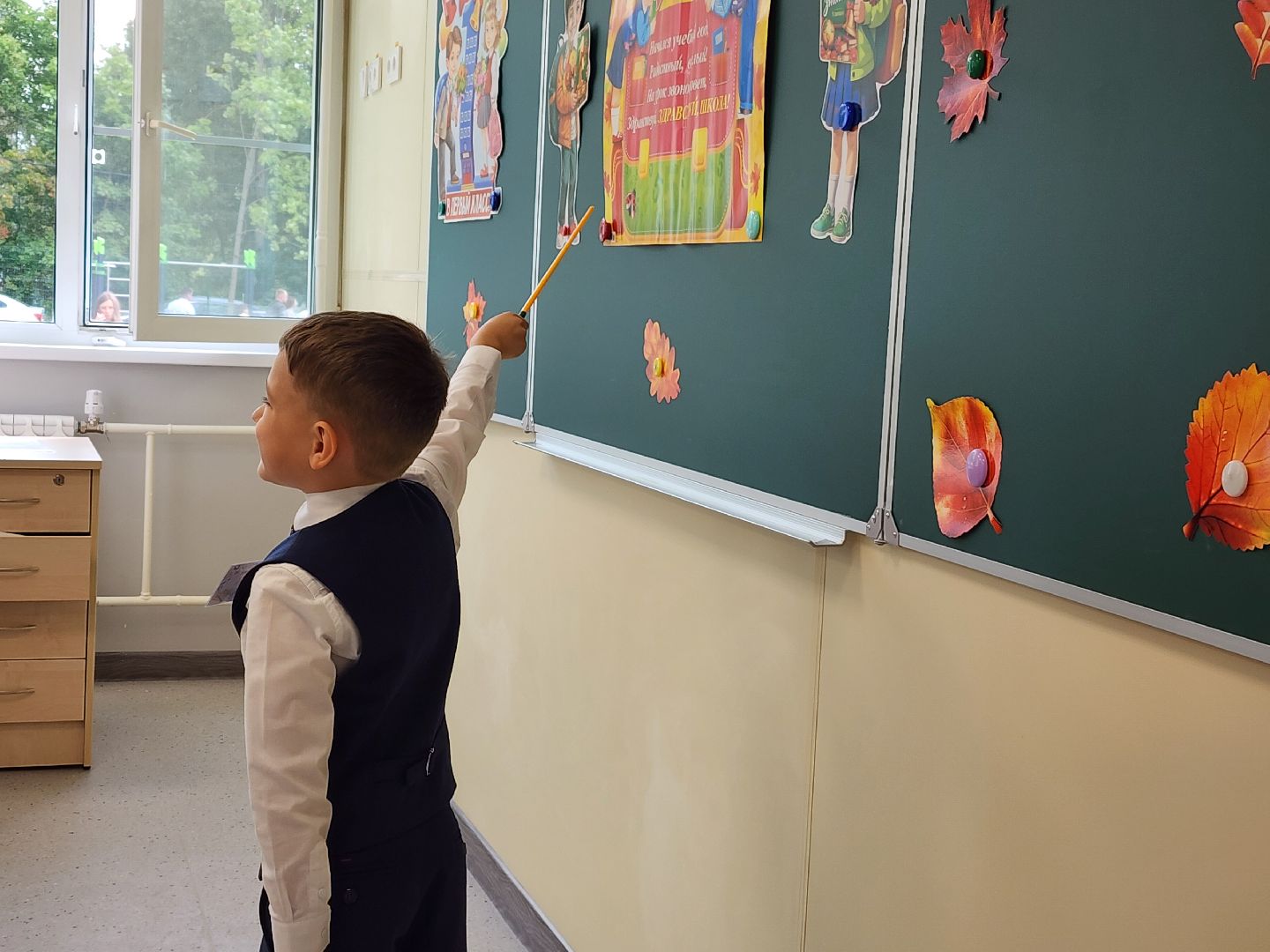 фрязино, 1 сентября, первоклассники подмосковья, капитальный ремонт школы,