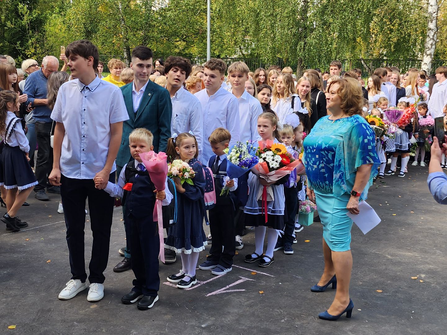 фрязино, 1 сентября, первоклассники подмосковья, капитальный ремонт школы,