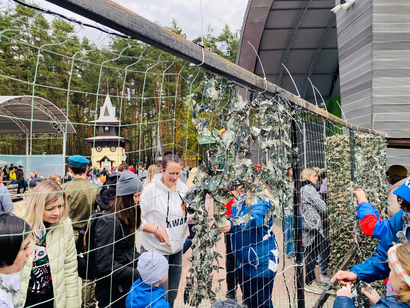 Домодедово, маскировочные сети, СВО, День Победы, 9 Мая