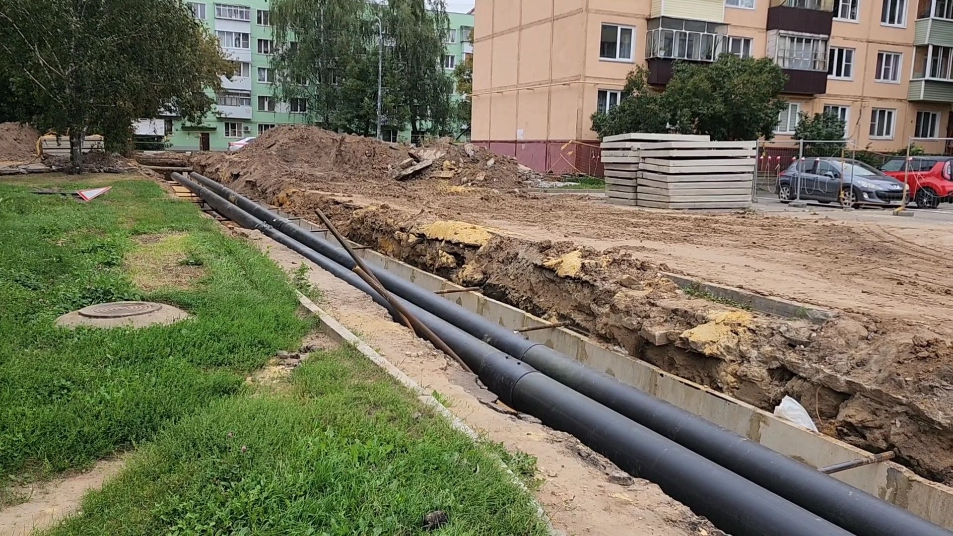 бронницы, строительство теплосетей в бронницах, жкх,