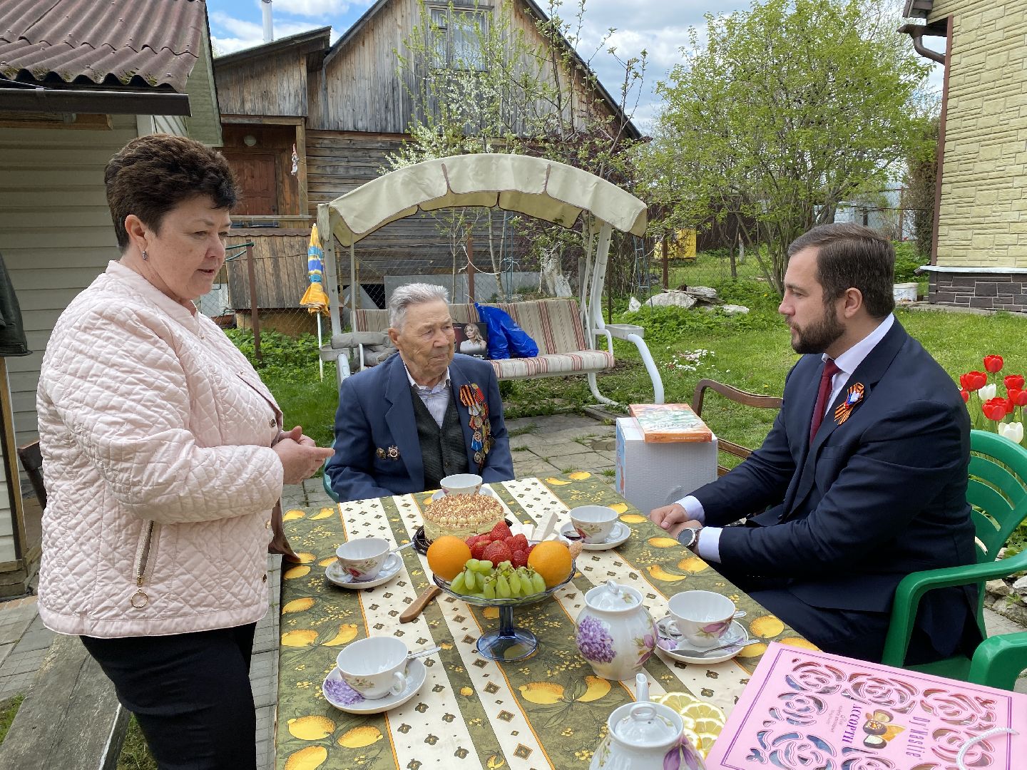 Чехов, День победы, губернатор, подарок, ветеран