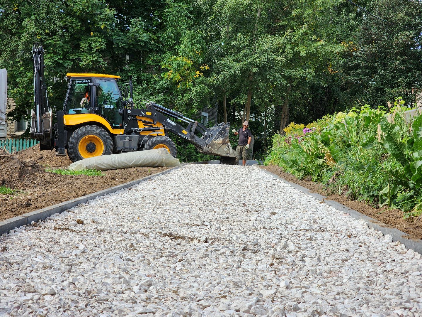 благоустройство дворовых территорий, комплексное благоустройство, дворовая территория, рабочий поселок обухово, богородский городской округ,