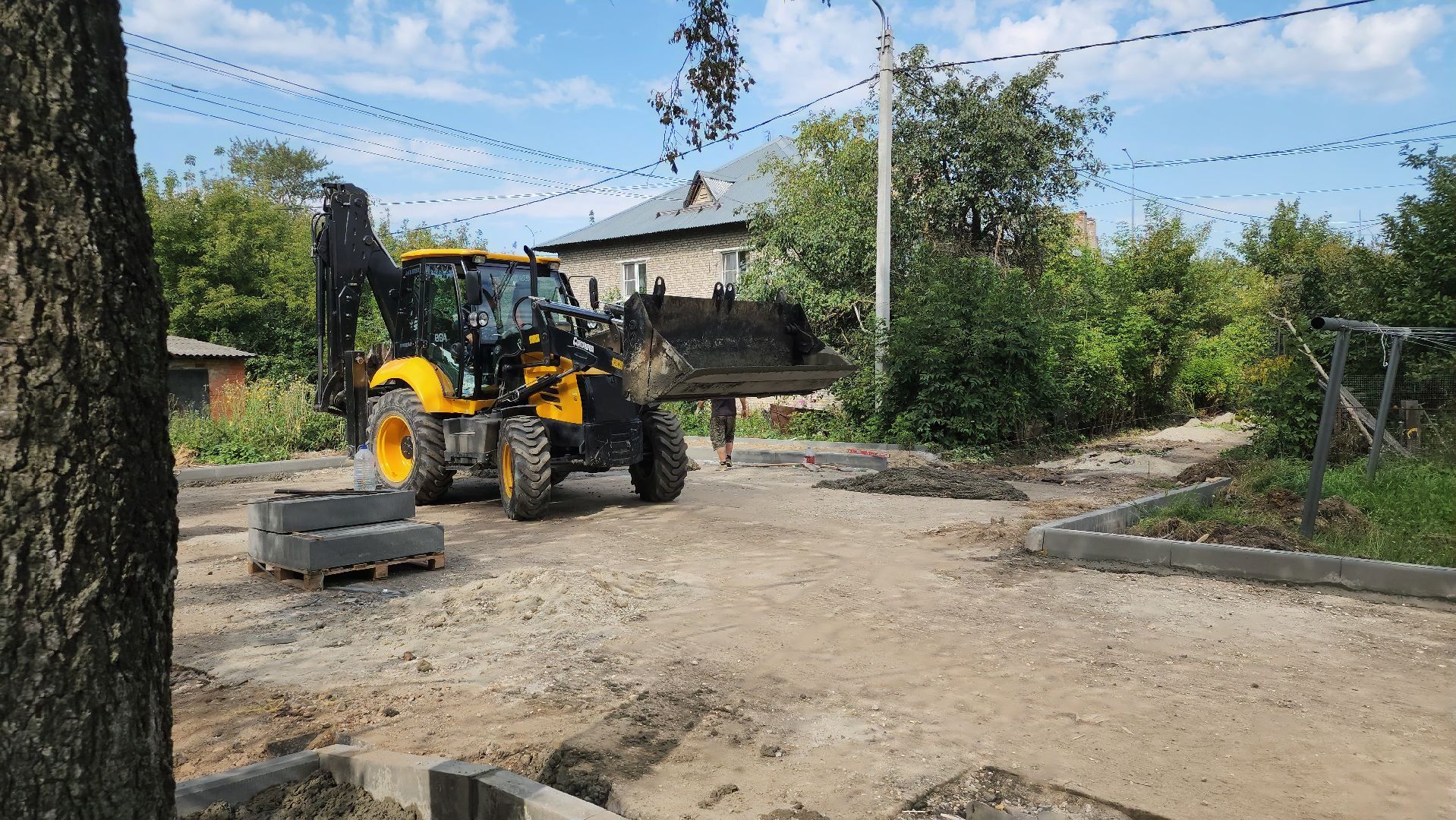 благоустройство дворовых территорий, комплексное благоустройство, дворовая территория, рабочий поселок обухово, богородский городской округ,