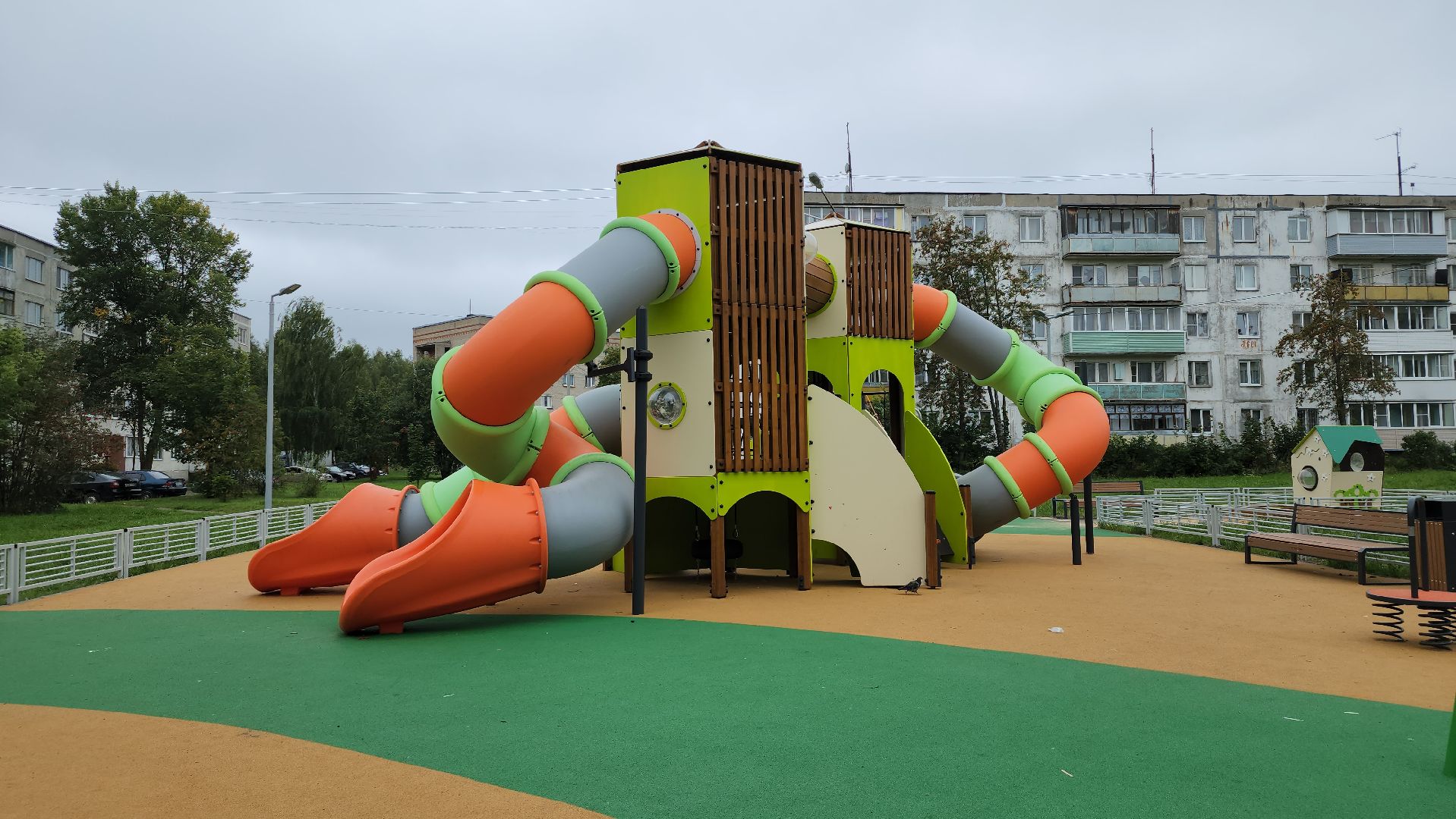 щёлково, губернаторская детская площадка, новая детская площадка, фряново,