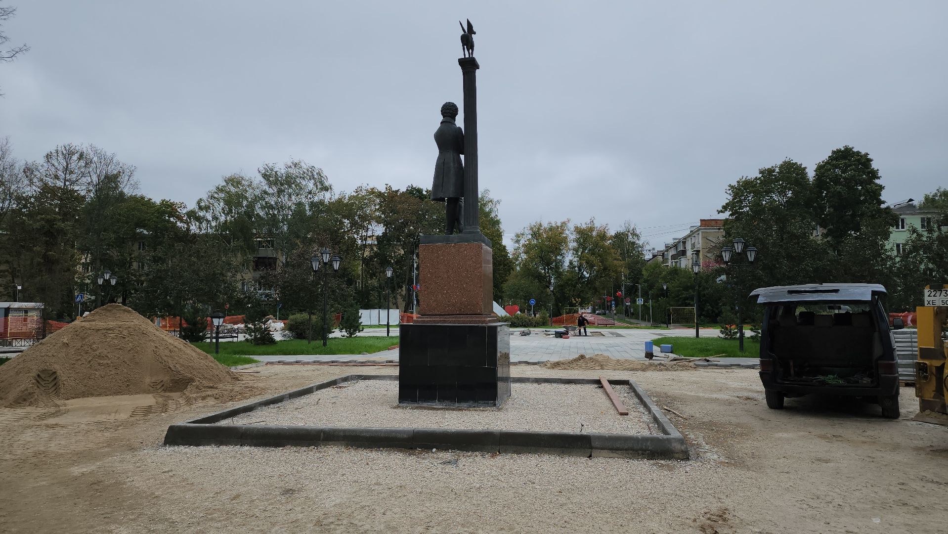 благоустройство, щёлково, замена плитки,