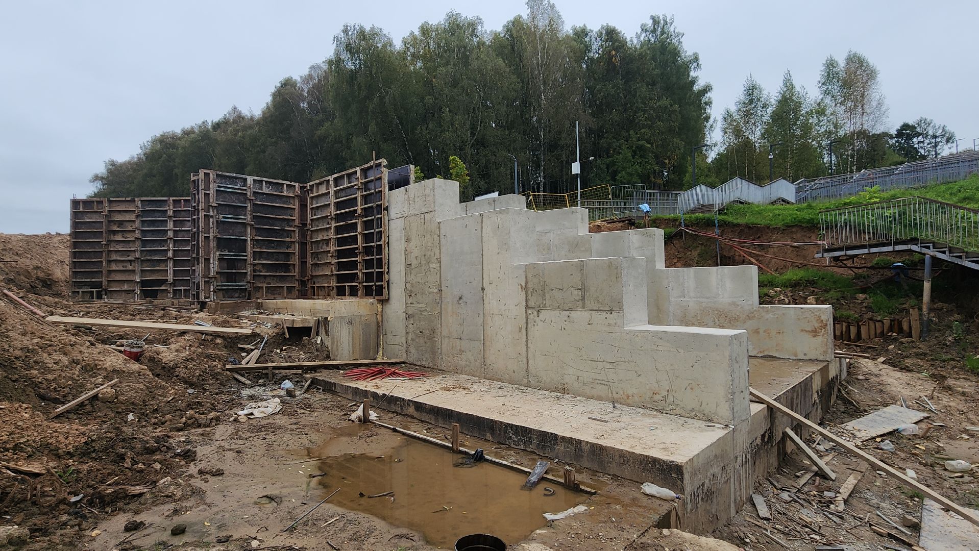 волоколамск, ремонт плотины,