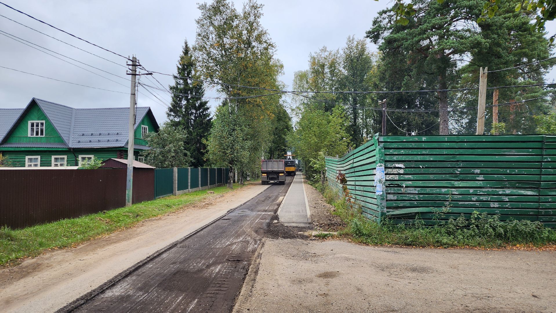 ремонт дороги, истра,