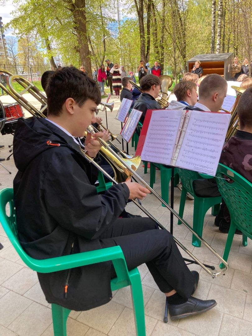 Солнечногорск, 9 мая, Победа, оркестр, концерт