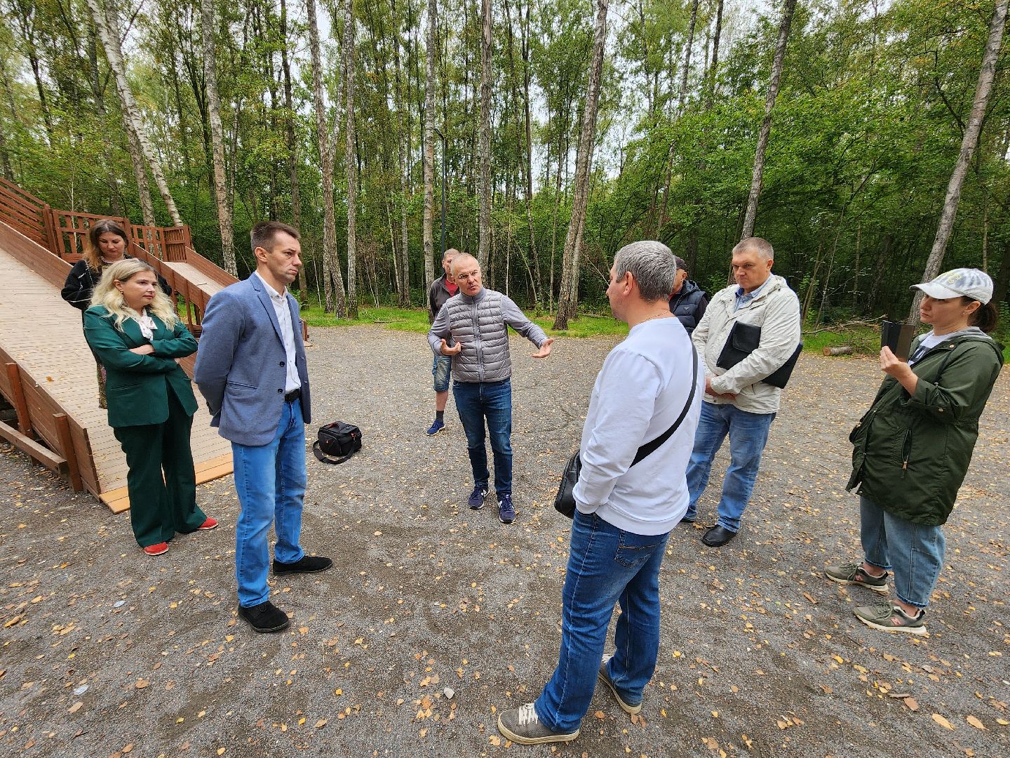 чехов, микрорайон губернский, улица уездная, лесопарк, благоустройство , строительство, проверка, депутат госдумы александр коган, инспекция, комиссия, заместитель главы округа александр ротнов, встреча с жителями , обращения граждан,госпрограмма московской области, формирование комфортной городской среды,