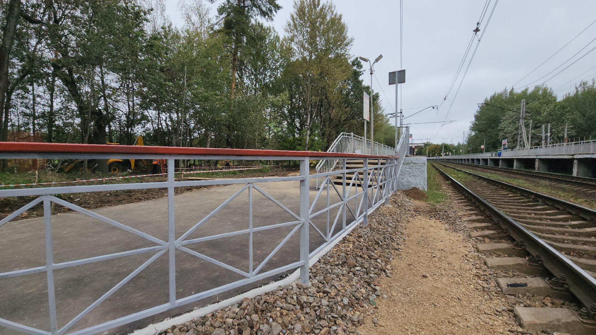 железная дорога, железнодорожная станция, железнодорожные пути, Лобня ,